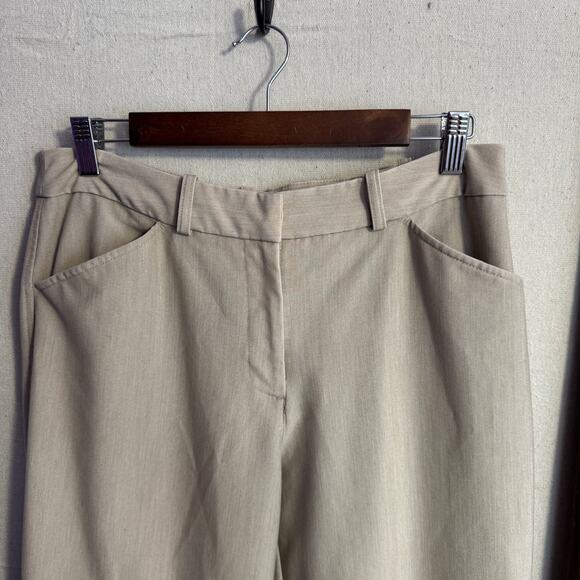 Worthington Dress Pants Size 10 Tan Business Wear with Front Pockets  Belt Loops - Picture 2 of 12